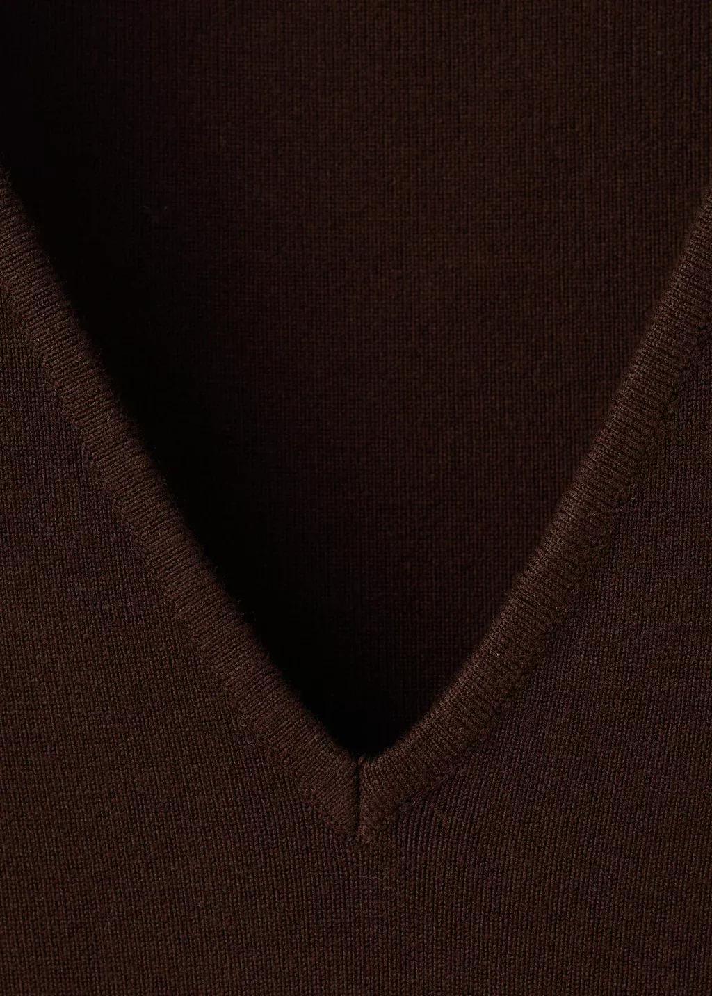 DARK BROWN Fine-knit top, Dark Brown, large image number 1