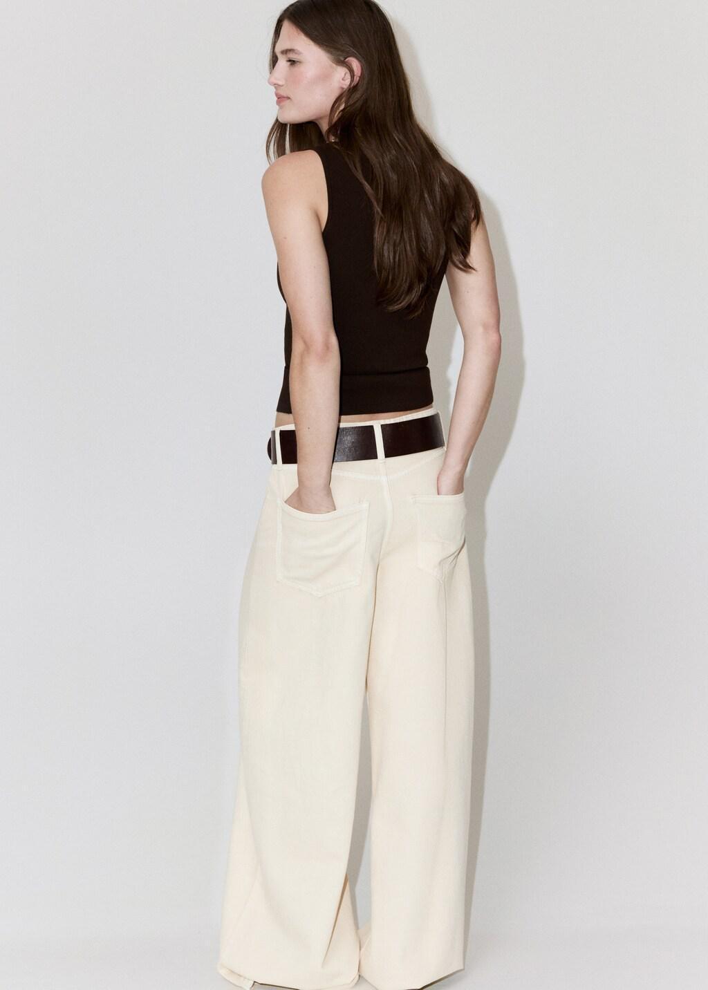 DARK BROWN Fine-knit top, Dark Brown, large image number 2