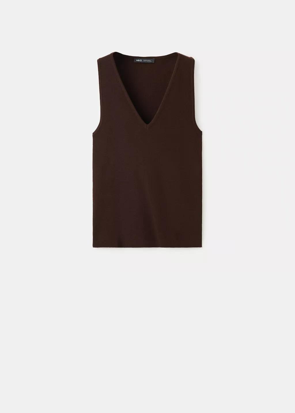 DARK BROWN Fine-knit top, Dark Brown, large image number 8