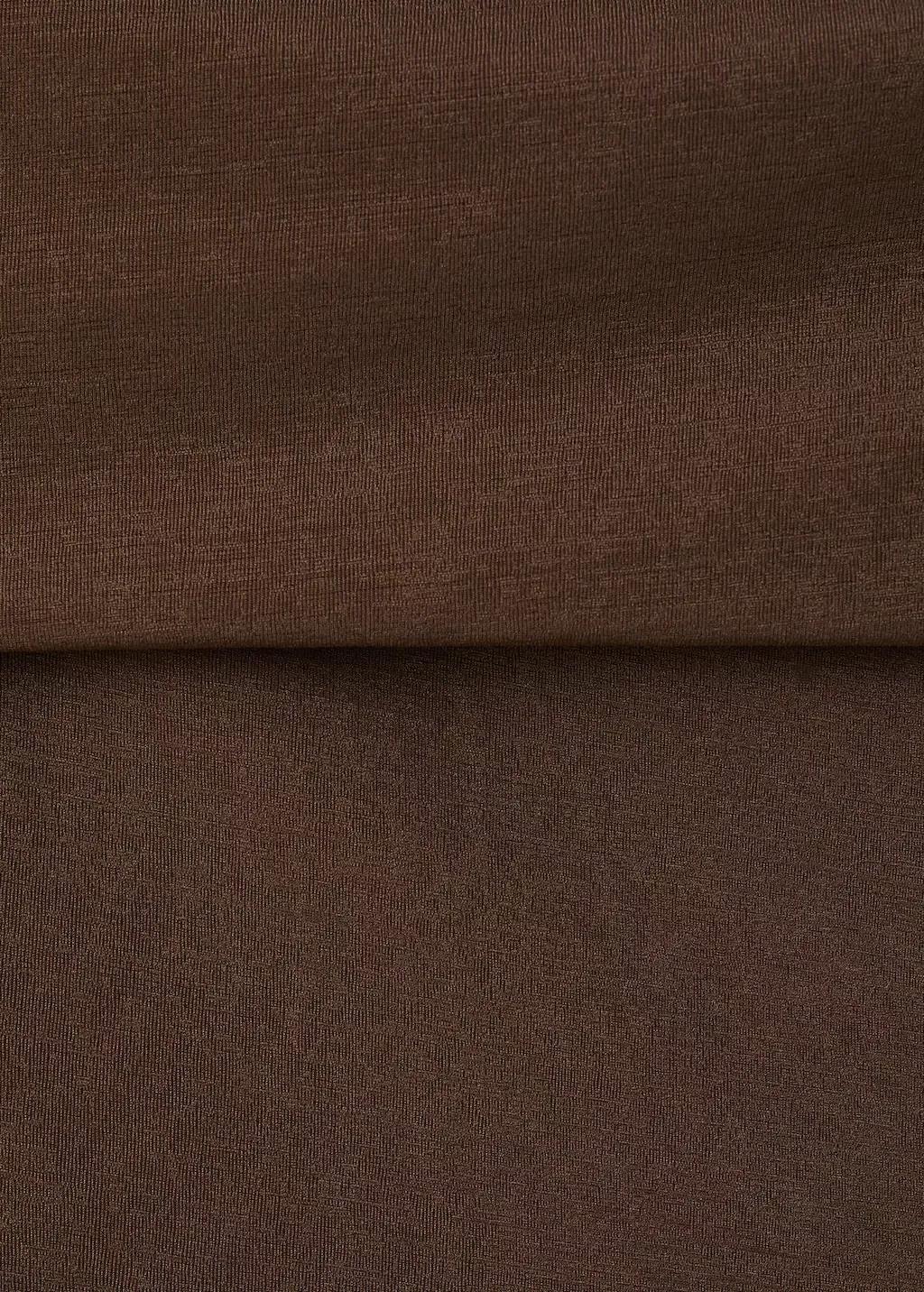 Brown Off-Shoulder Top, Brown, large image number 5