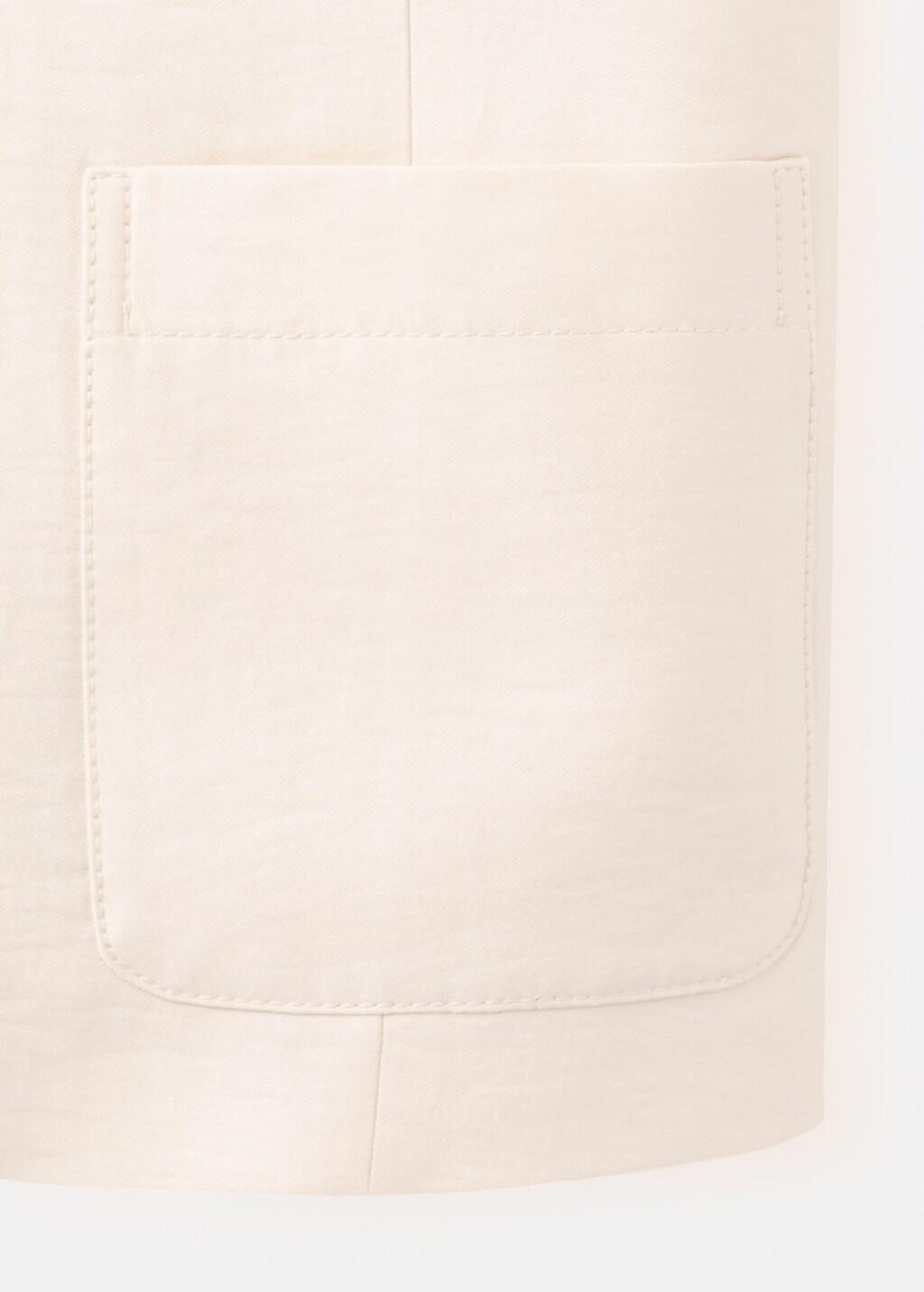 Beige Waistcoat With Buttons And Pockets, Light Beige, large image number 5