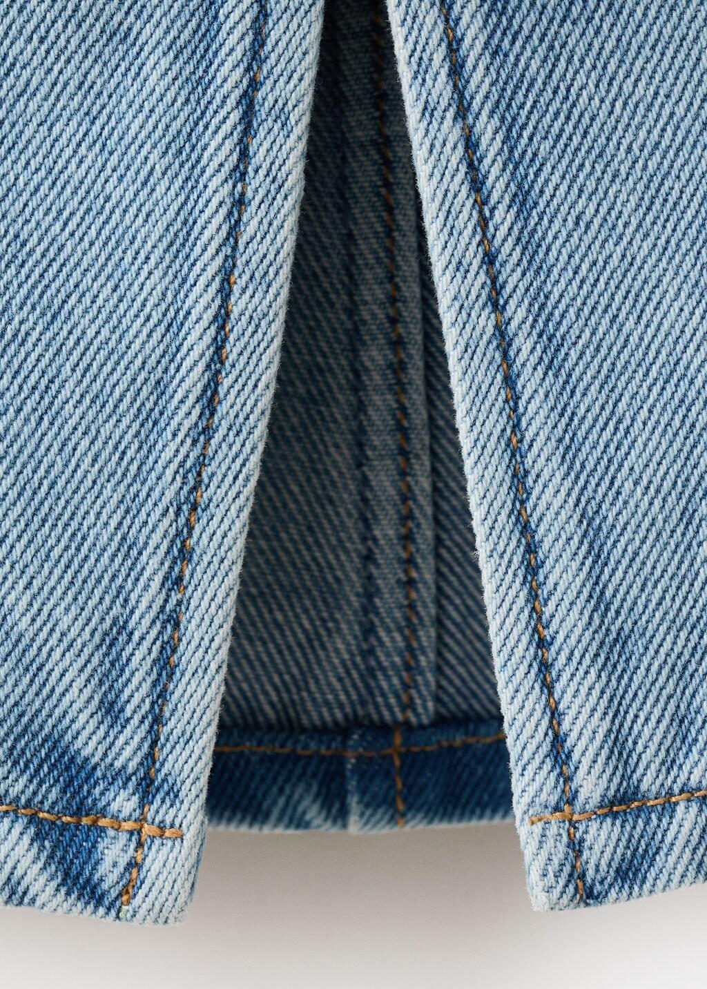 OPEN BLUE Toggle denim top with frogs, Open Blue, large image number 5