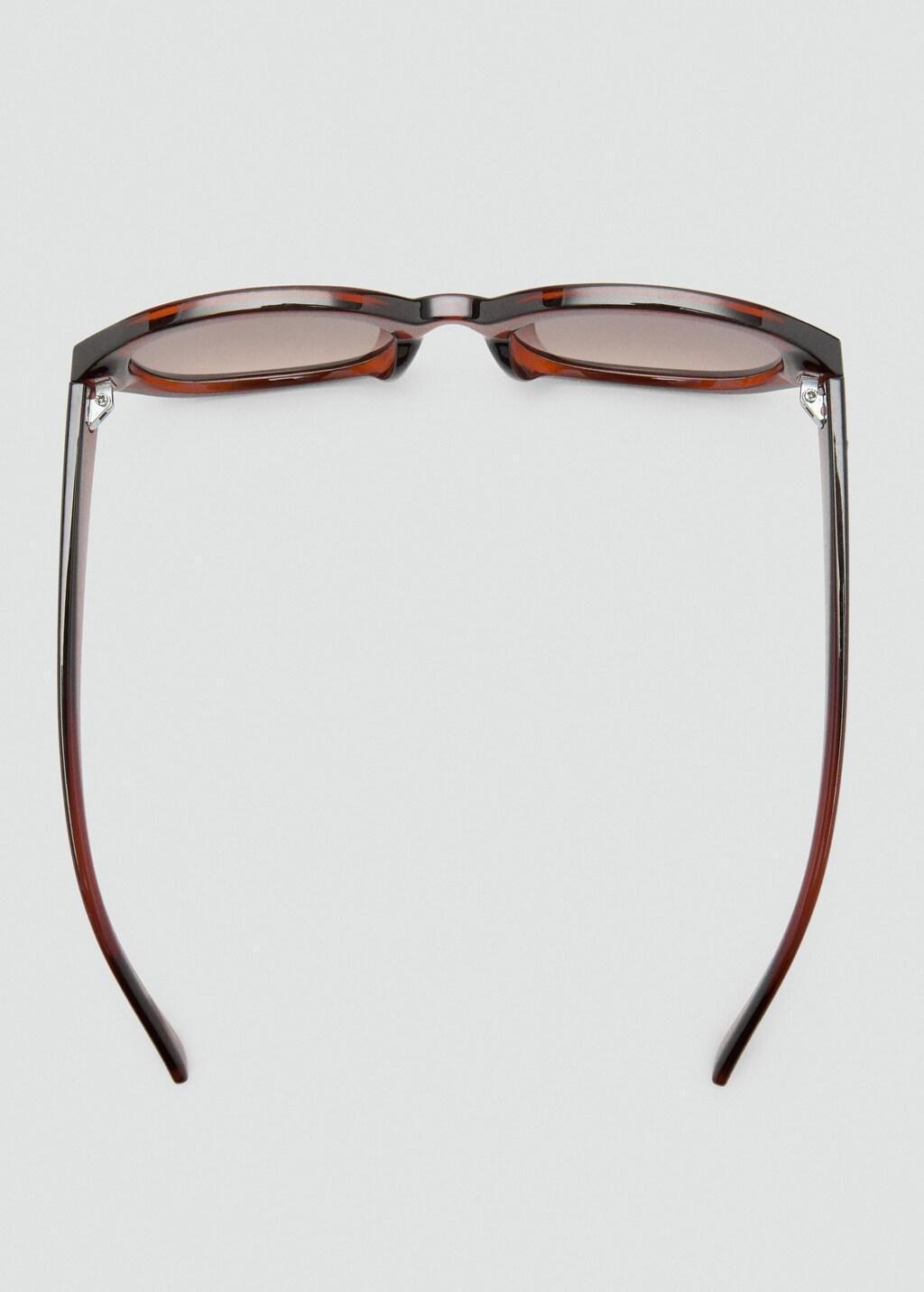 Brown Rectangular-Frame Sunglasses, Brown, large image number 1