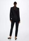 Mango - black Suit slim-fit trousers