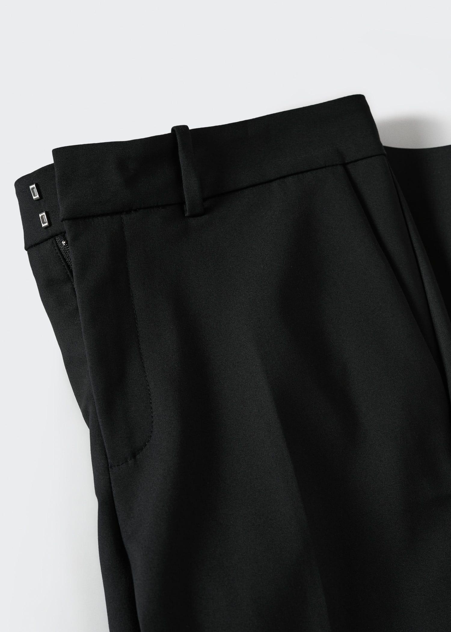Black Suit Slim-Fit Trousers, , large image number 4