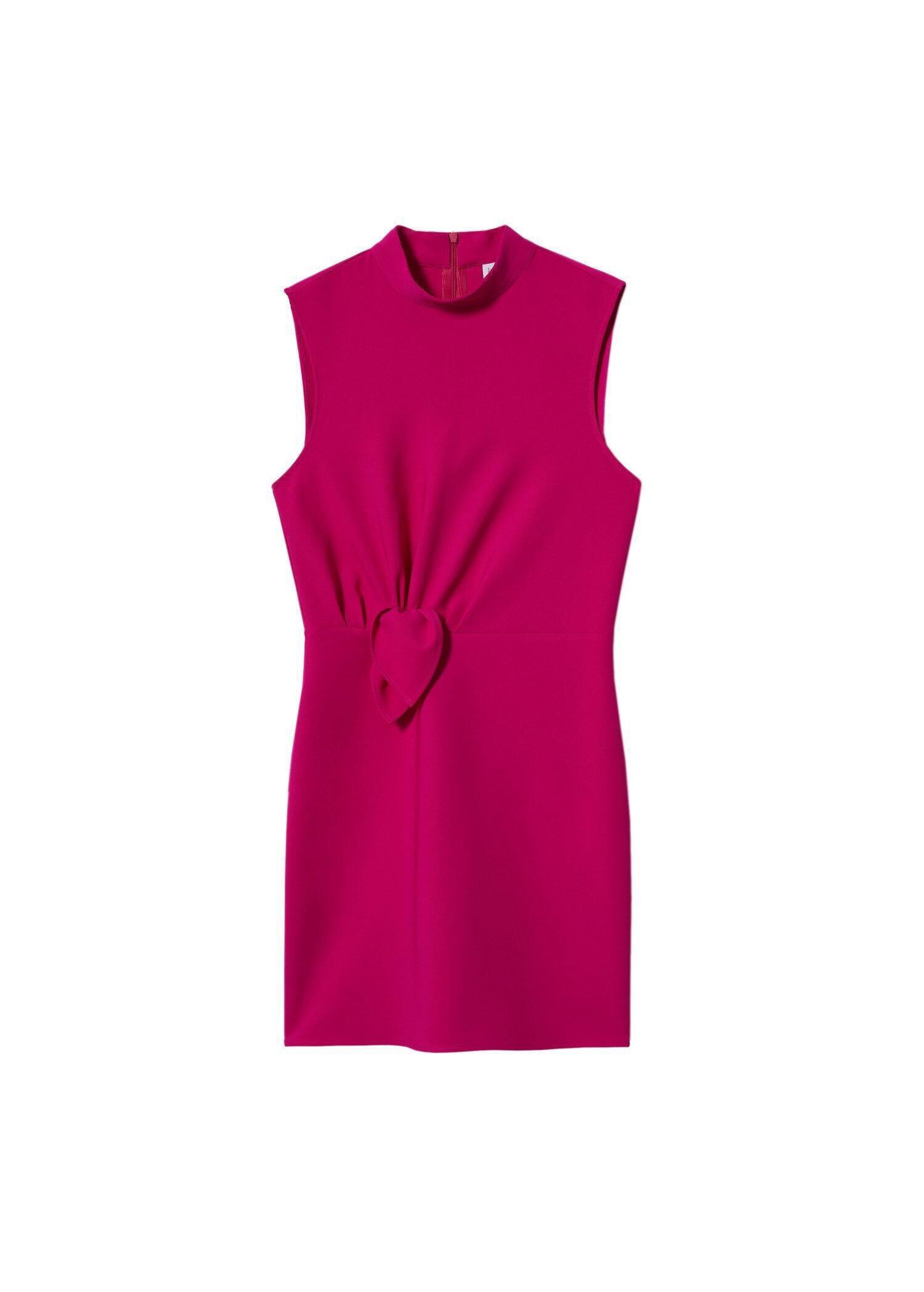 Pink Bow Short Dress, , large image number 6