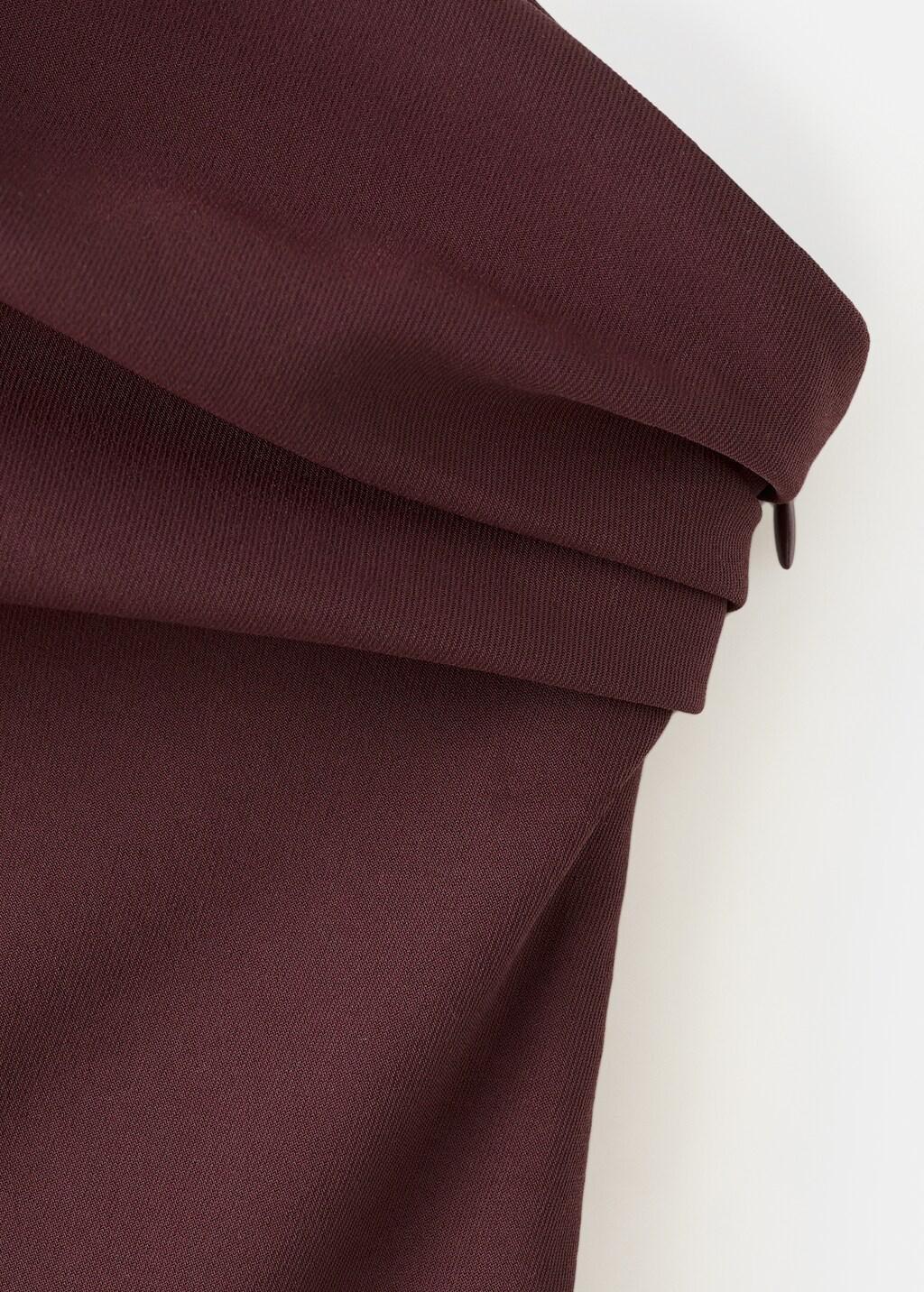 MEDIUM PURPLE Asymmetric belt jumpsuit, Medium Purple, large image number 3