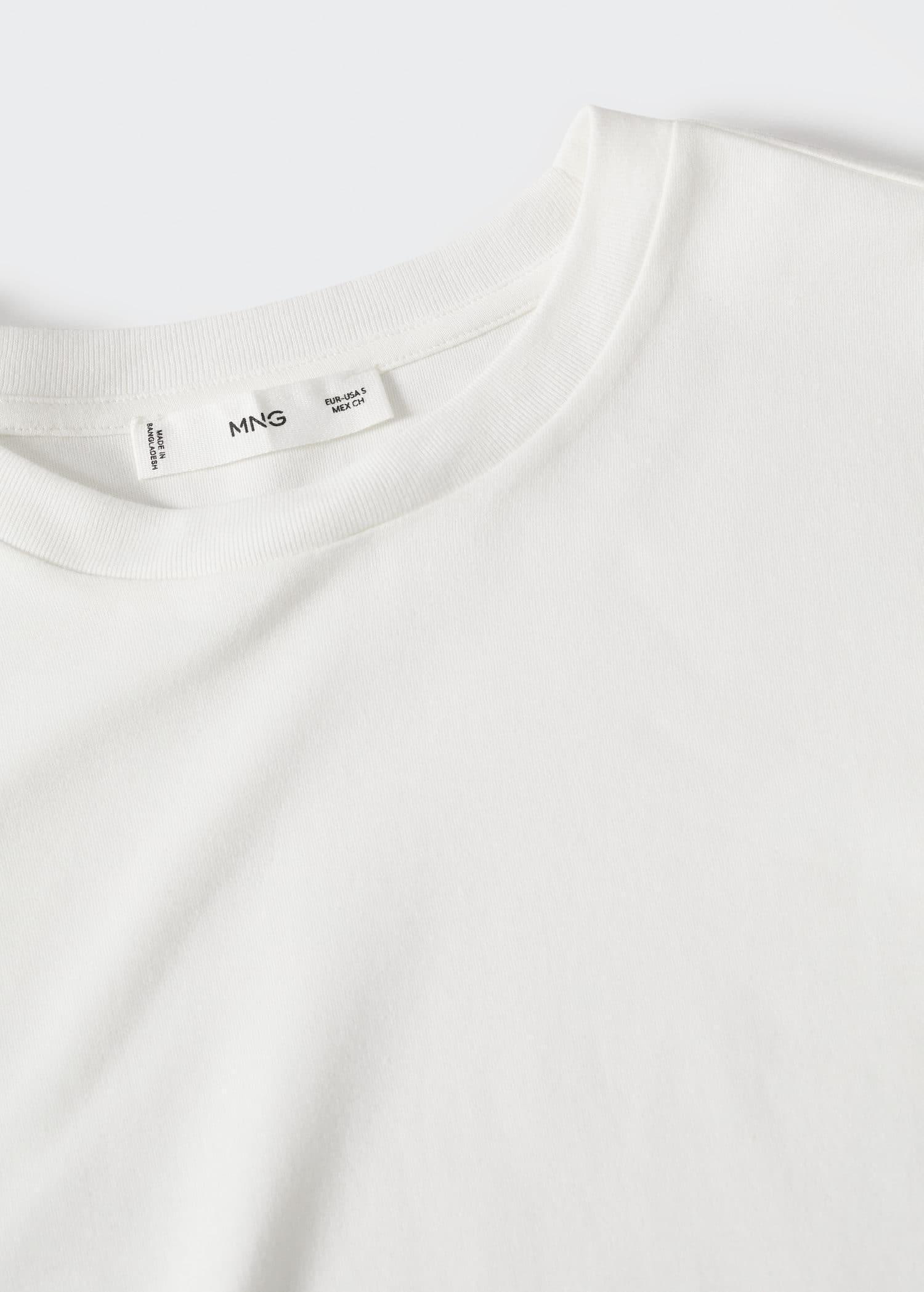 natural white Premium cotton t-shirt, , large image number 3
