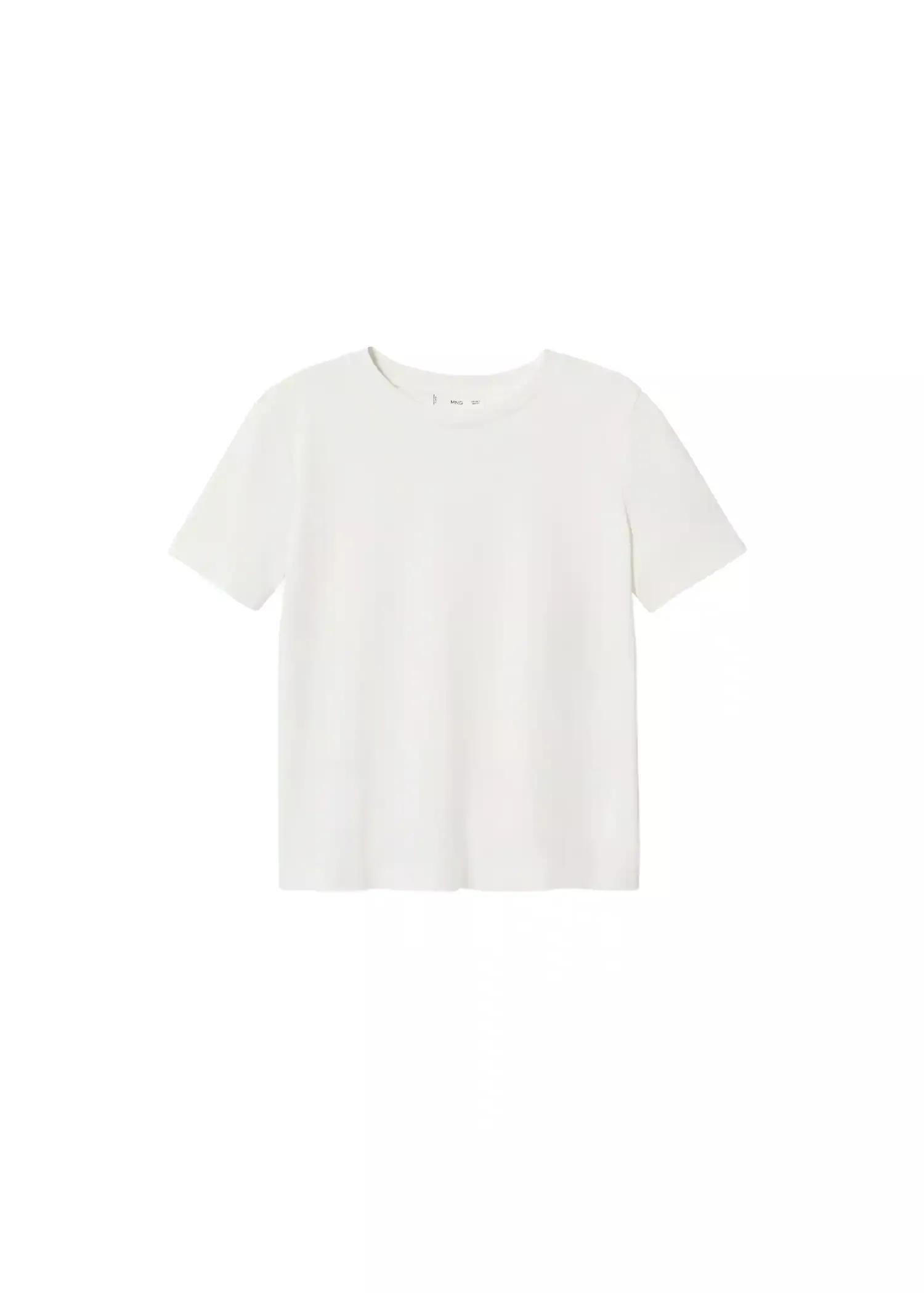 natural white Premium cotton t-shirt, , large image number 4
