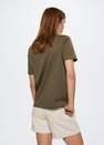Mango - beige - khaki Premium cotton t-shirt