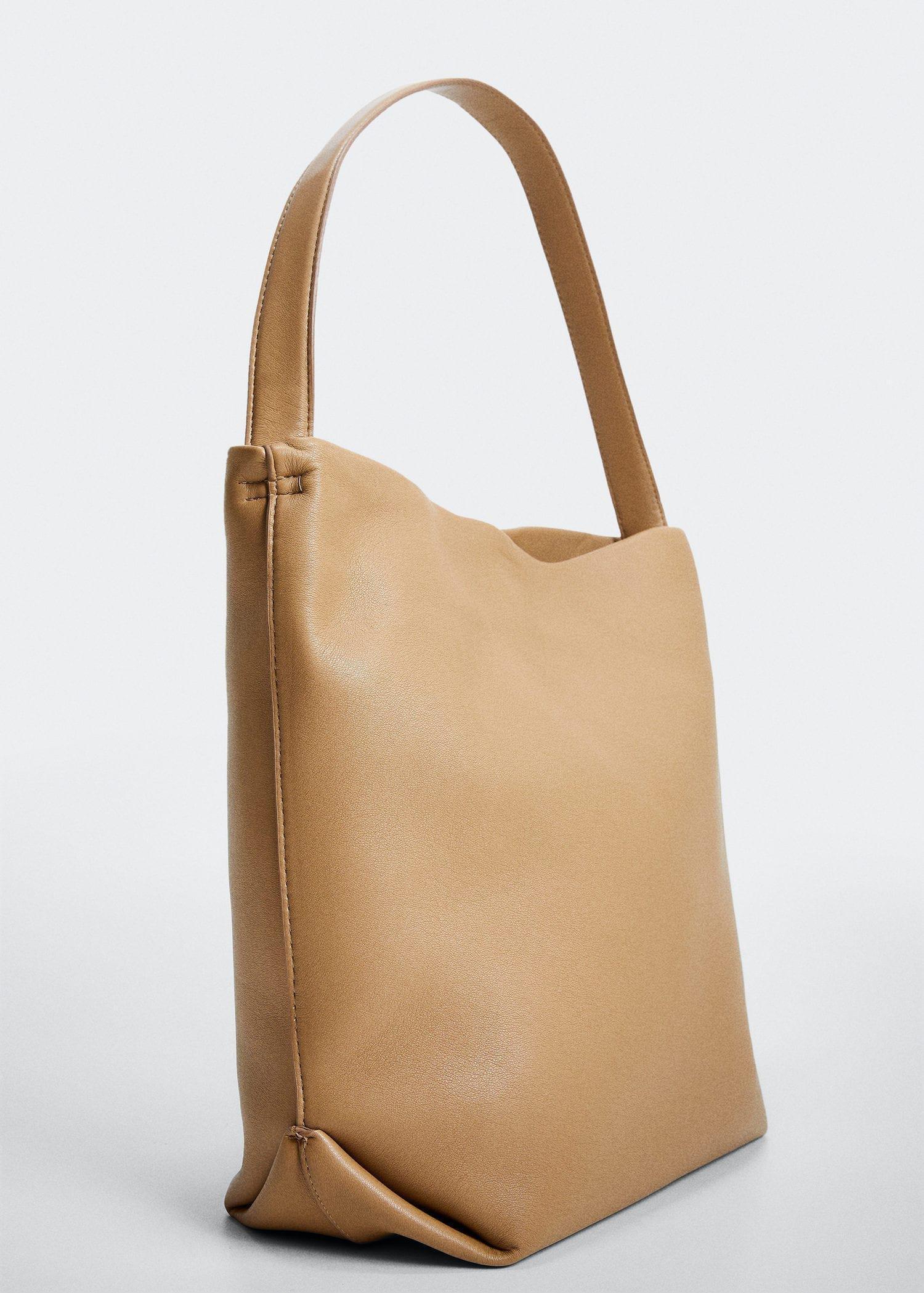 Mango Brown Short Handle Shopper Bag Azadea Lebanon