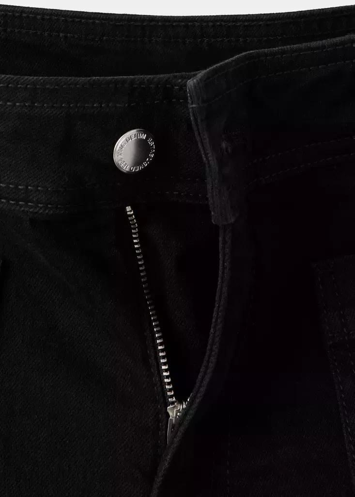 Grey High-Waisted Wide leg Jeans, Open Grey, large image number 6