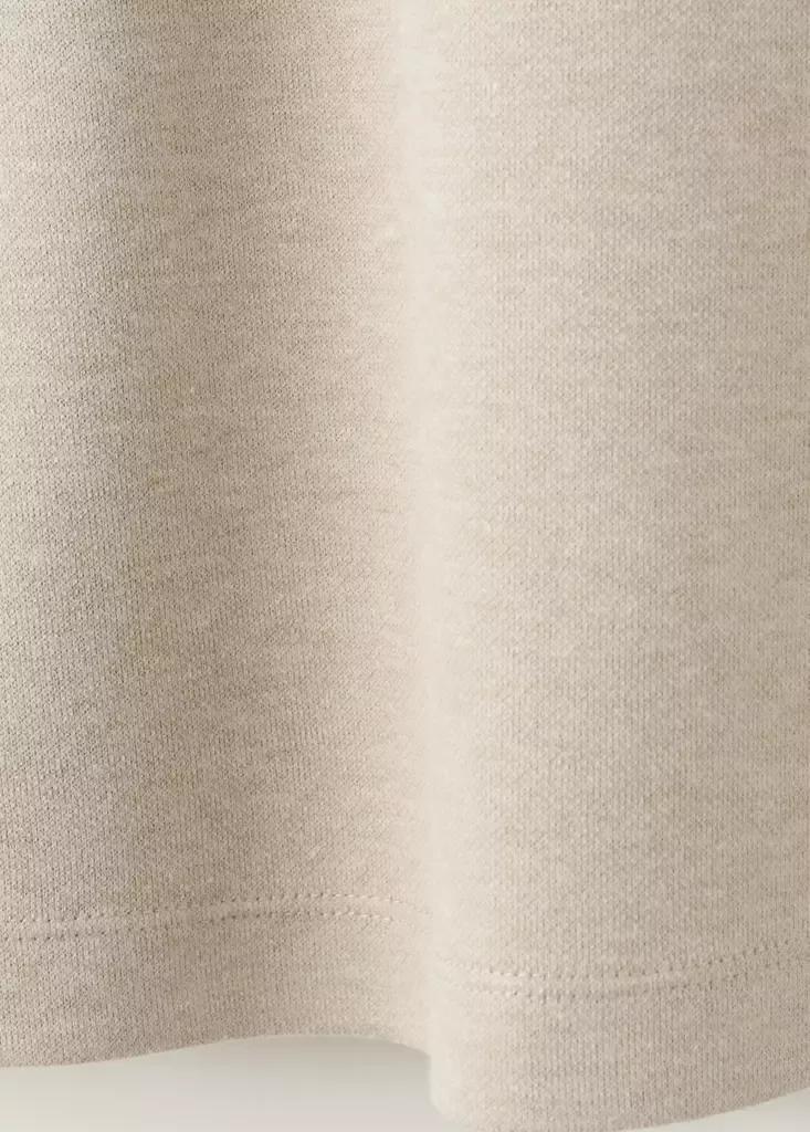 Beige Seam Detail T-Shirt, Light Beige, large image number 8