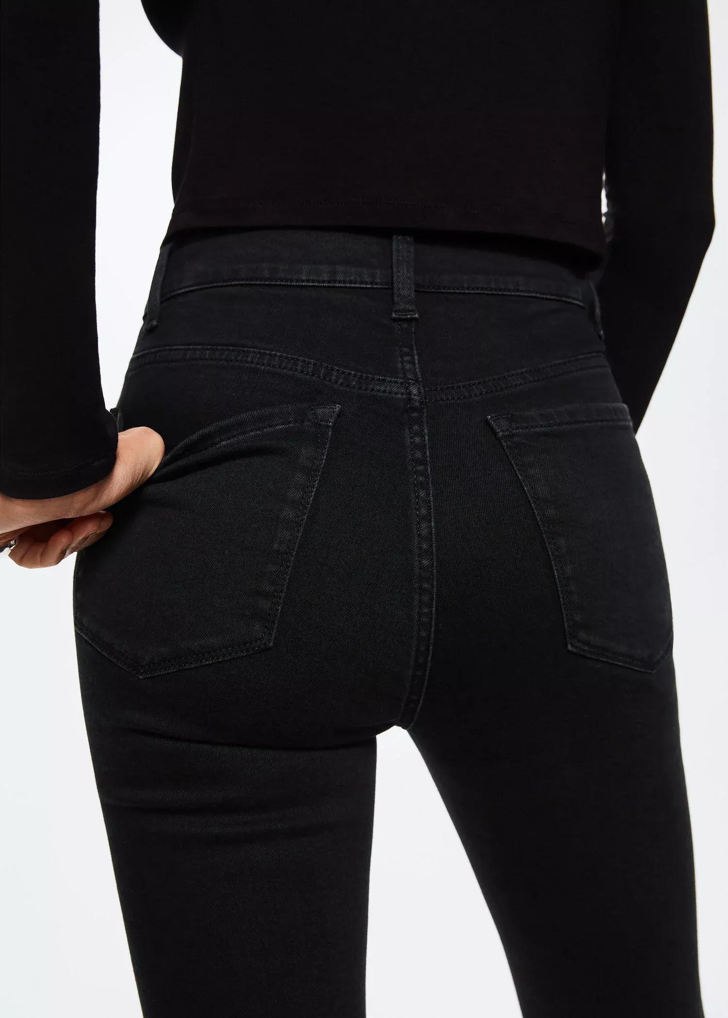 Grey Mid-Rise Flared Jeans, , large image number 2