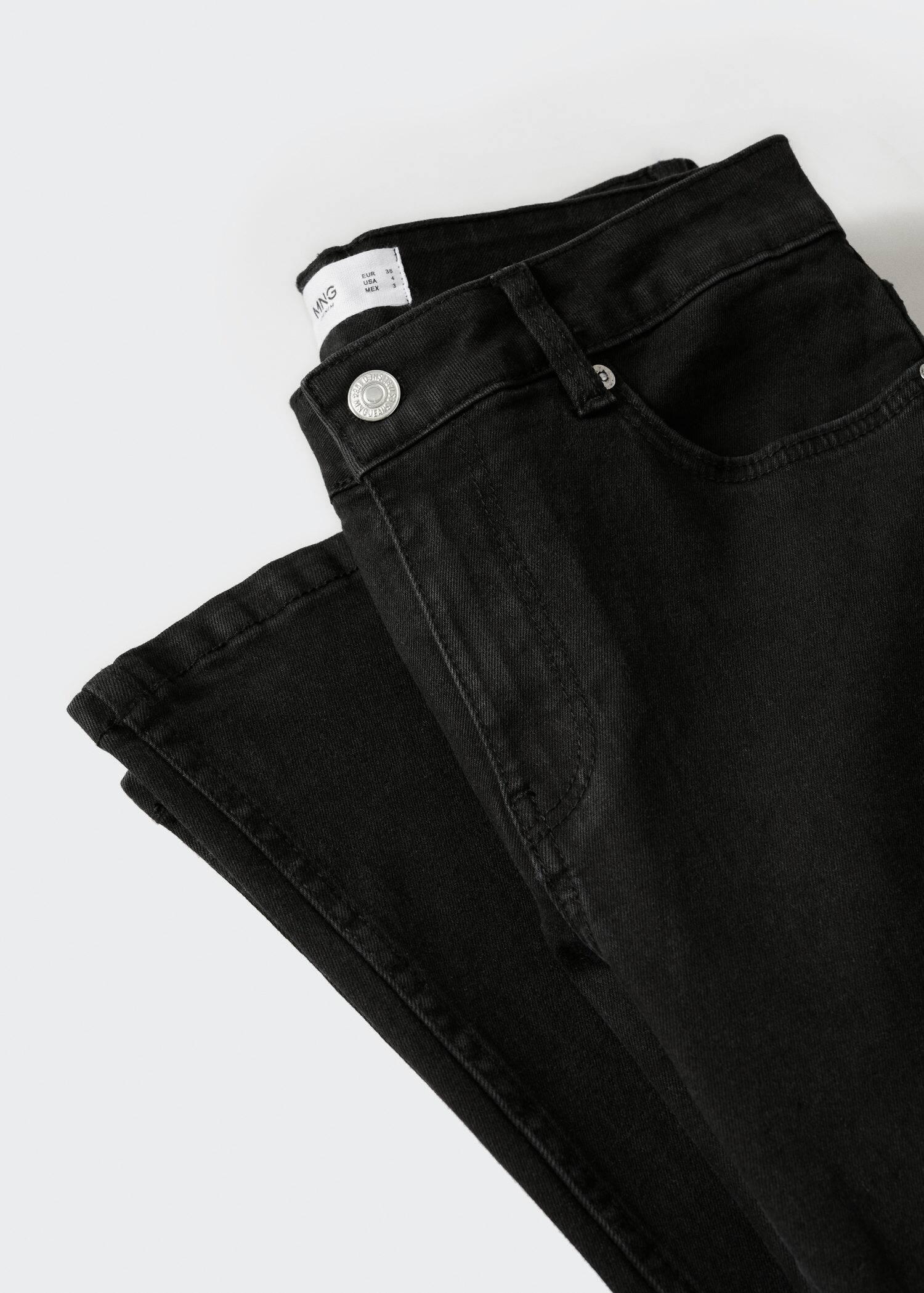 Grey Mid-Rise Flared Jeans, , large image number 4