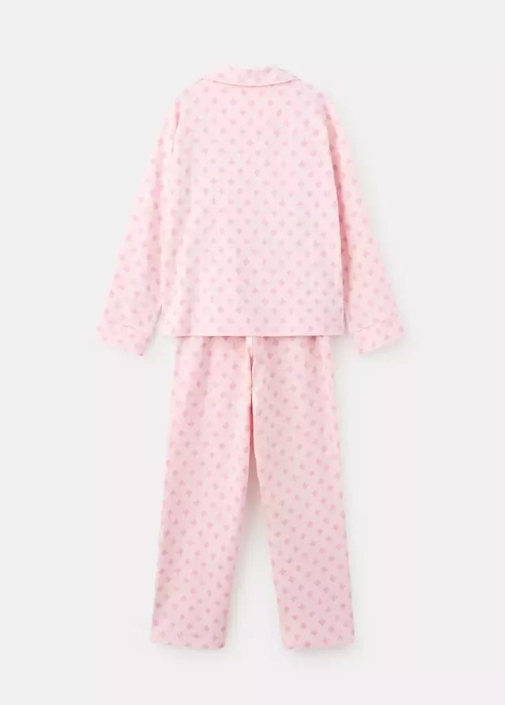 Pink Floral-Print Pyjama Set, Pink, large image number 1