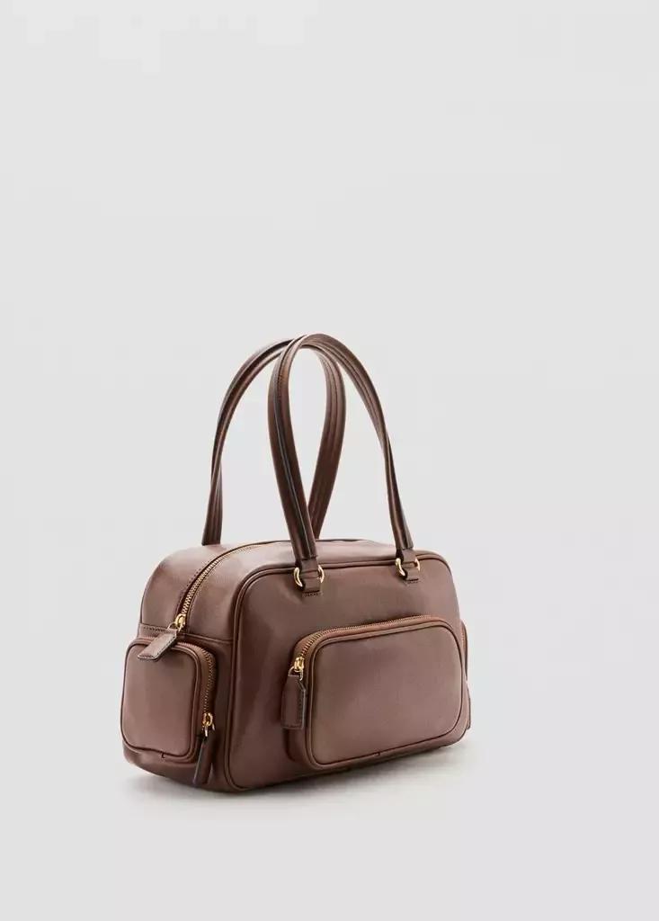 Brown Bowling Bag With Pockets, , medium