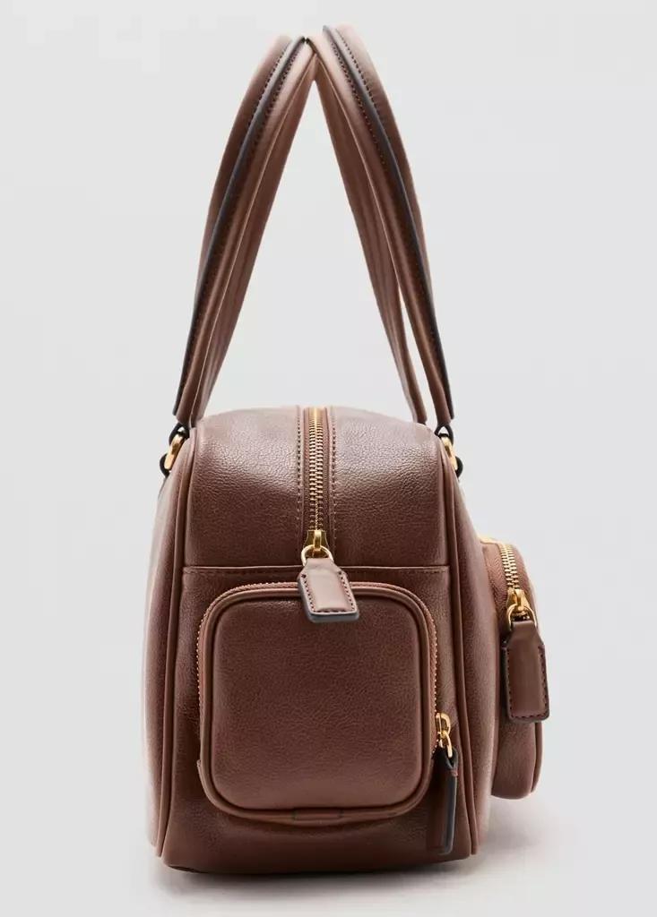 Brown Bowling Bag With Pockets, , large image number 3