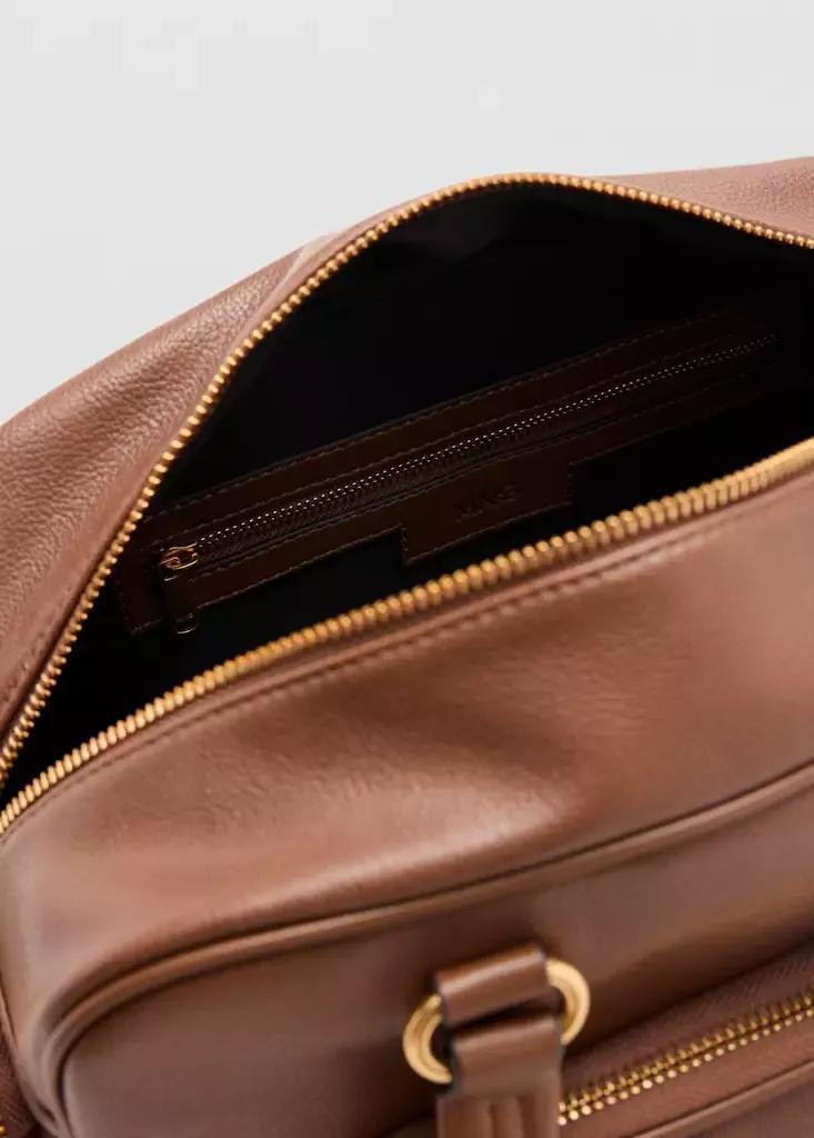 Brown Bowling Bag With Pockets, , large image number 4