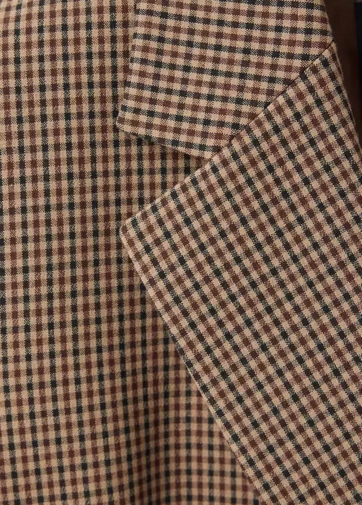 Brown Check-Print Jacket, Medium Brown, large image number 5