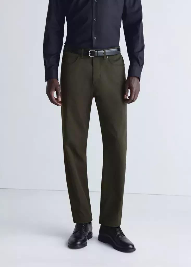 Khaki Regular Fit Thermolite Trousers, Beige - Khaki, large image number 1