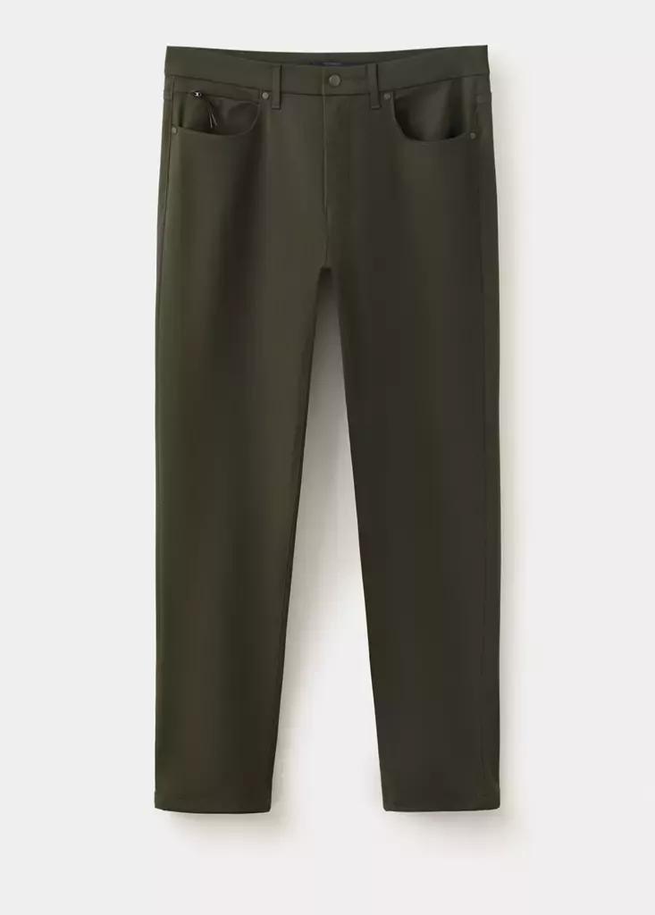 Khaki Regular Fit Thermolite Trousers, Beige - Khaki, large image number 6