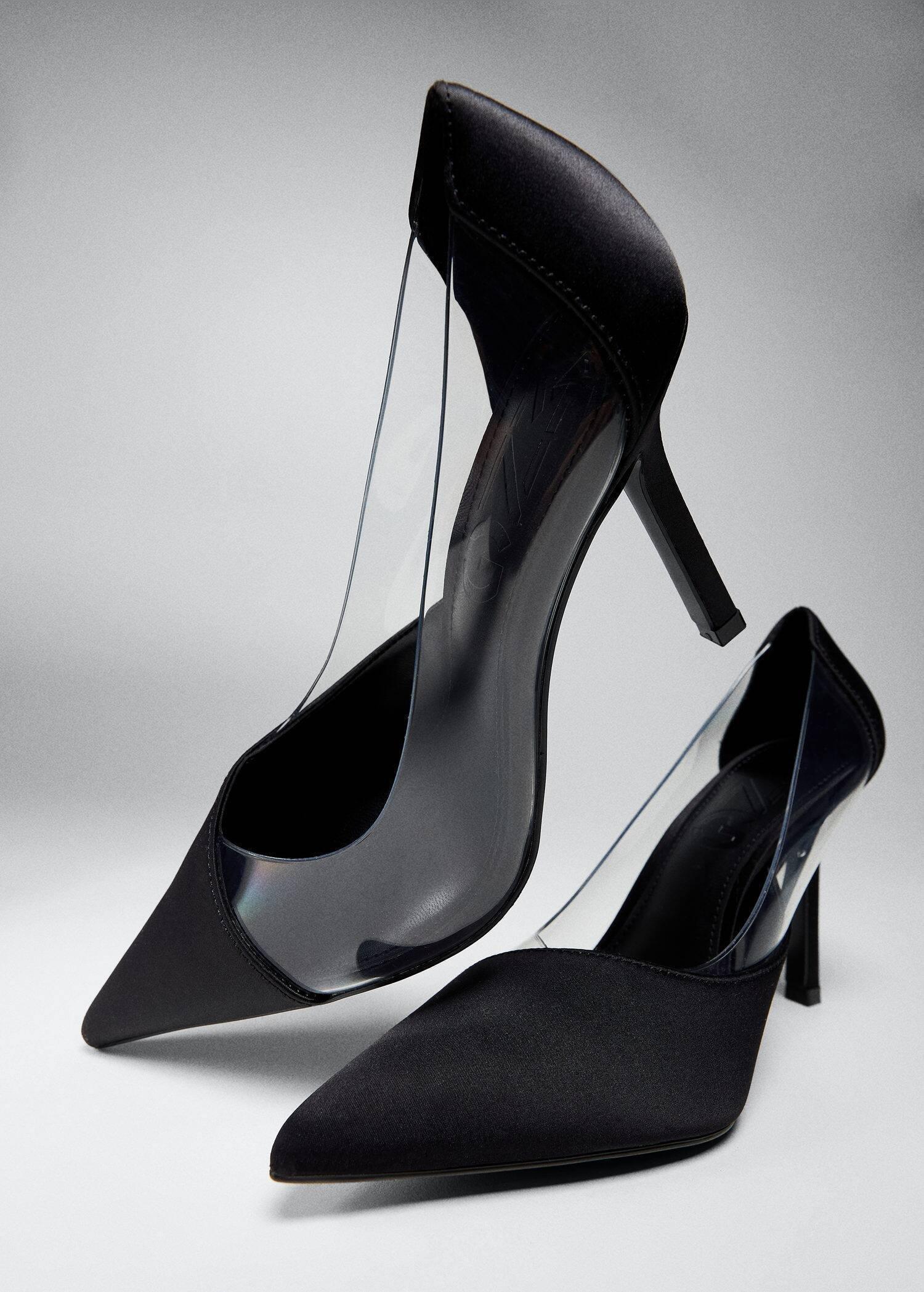 Black Vinyl High Heels, , large image number 3
