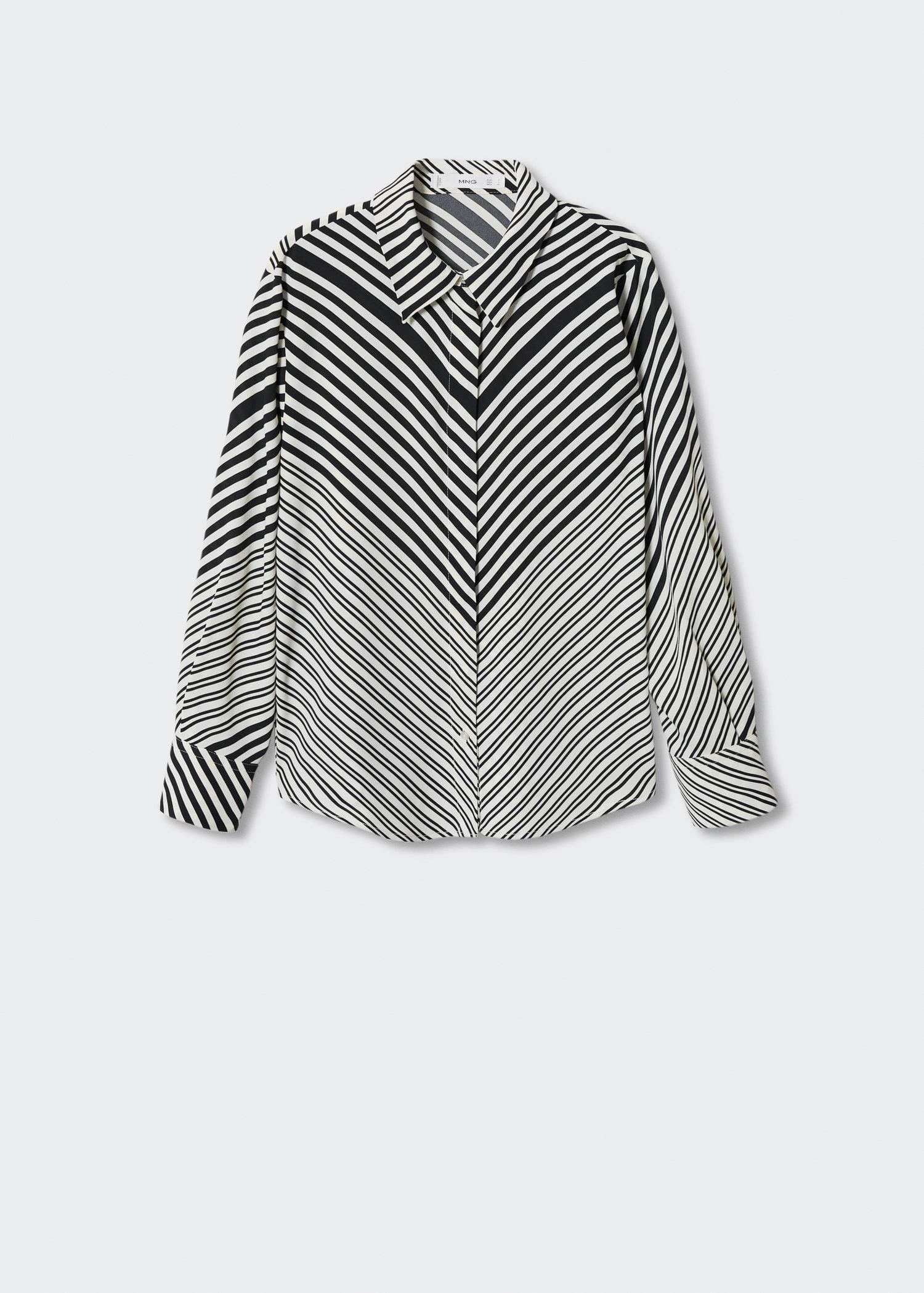 Charcoal Buttoned Flowy Shirt, , large image number 7