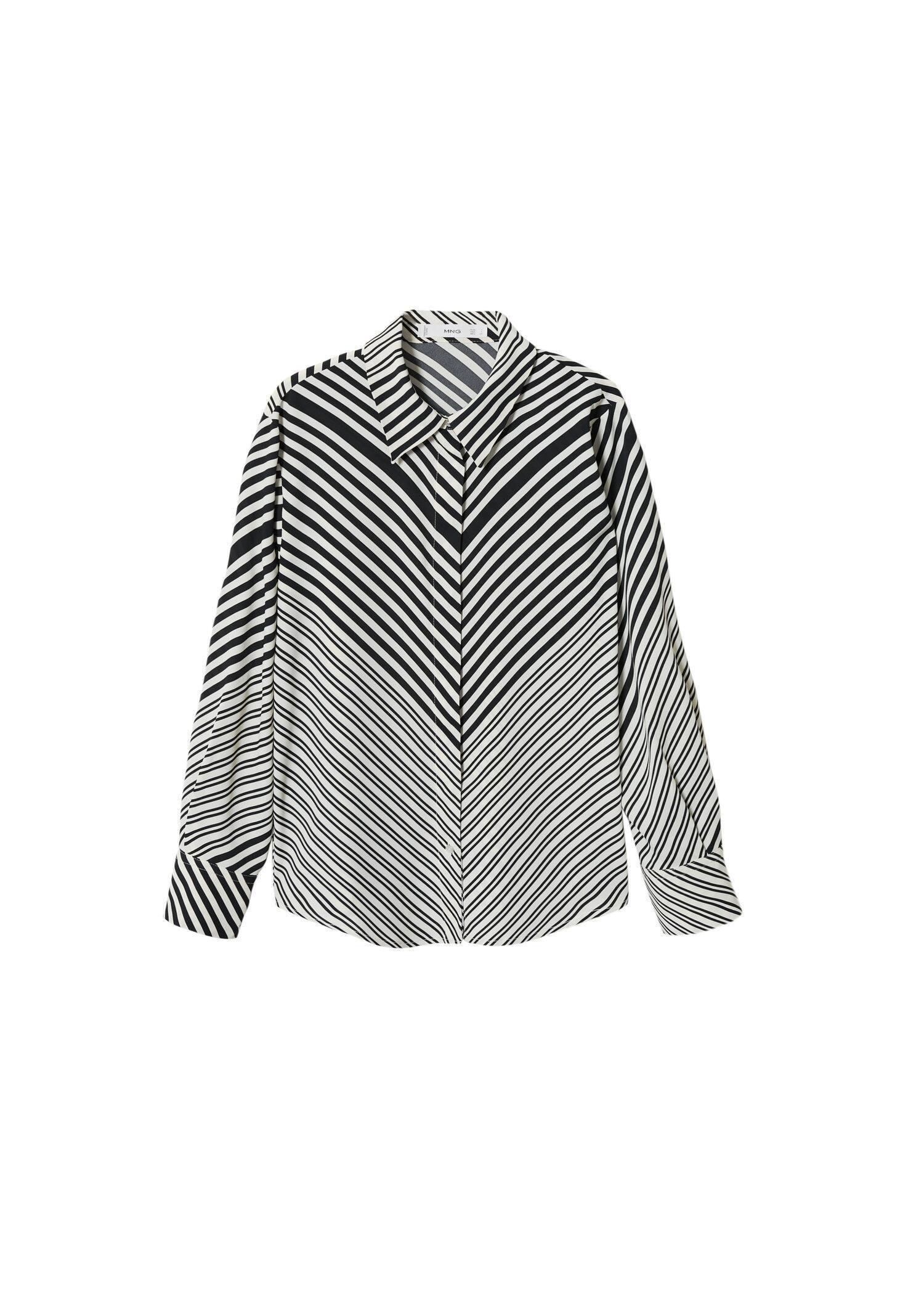 Charcoal Buttoned Flowy Shirt, , large image number 9