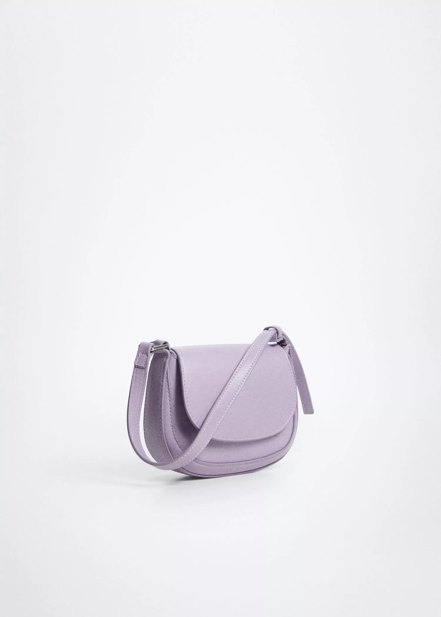 lt-pastel purple Baguette bag with flap, , large image number 3