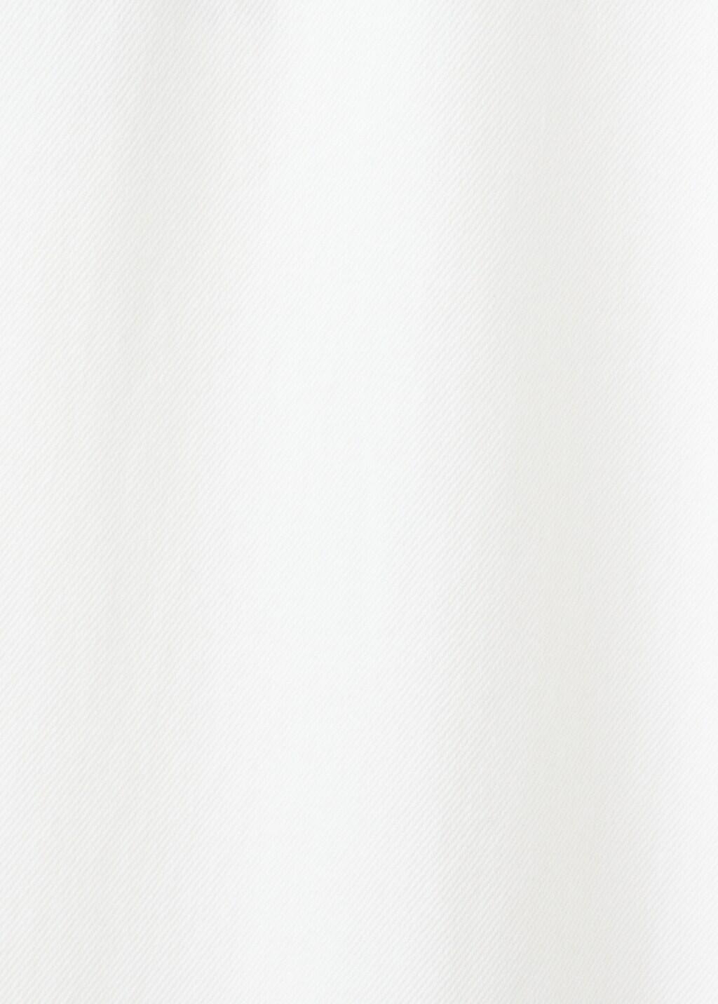 White Studded Long Trousers, Kids Girls, White, large image number 3