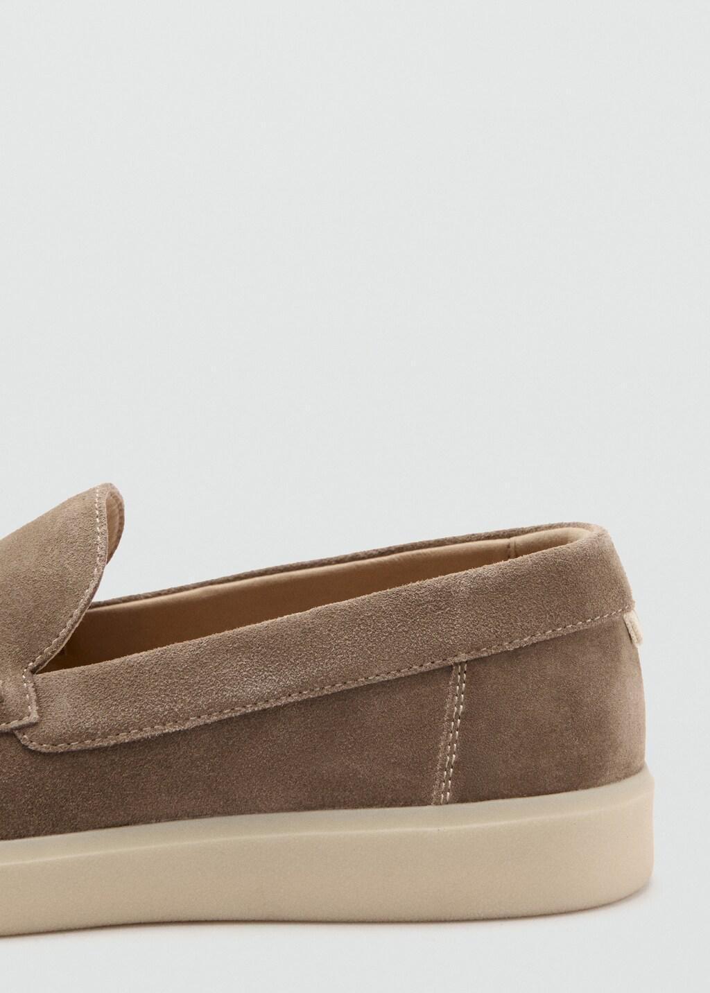 Brown Lt Pastel Split Leather Shoes, Light Pastel Brown, large image number 1