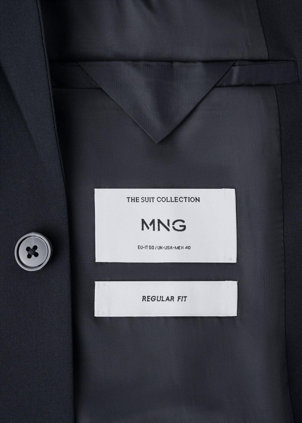 Blue London Regular-Fit Suit Jacket, Navy, large image number 5