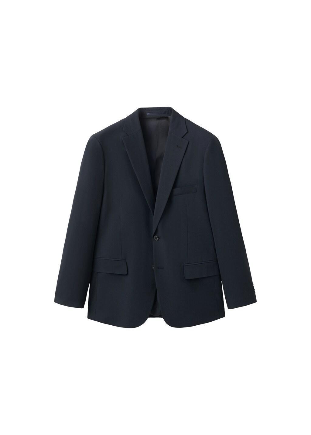 Blue London Regular-Fit Suit Jacket, Navy, large image number 6
