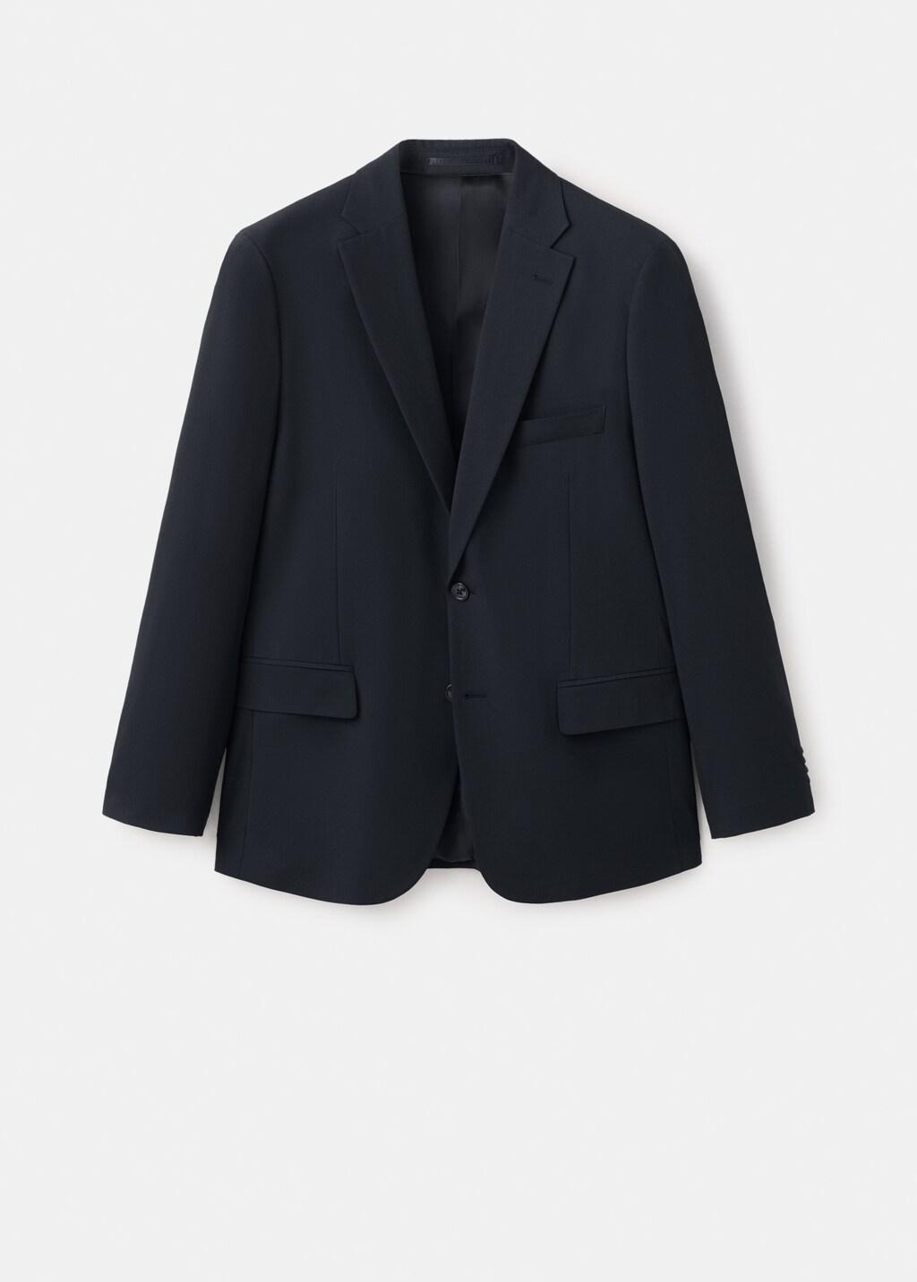 Blue London Regular-Fit Suit Jacket, Navy, large image number 7