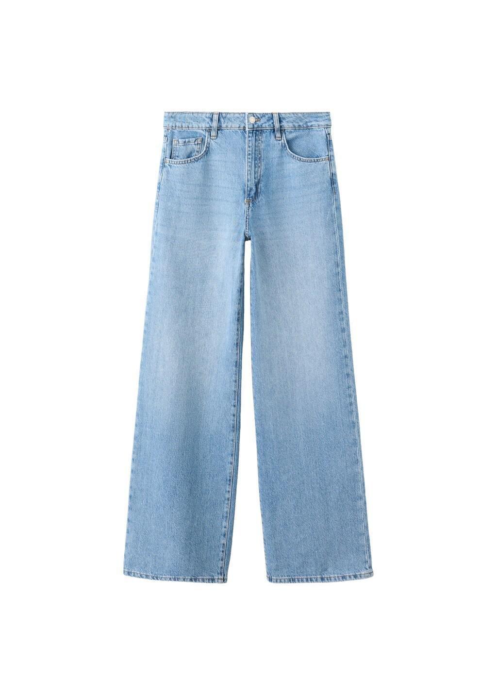 BLUE Danila high-waisted wide leg jeans, Women, Open Blue, large image number 7