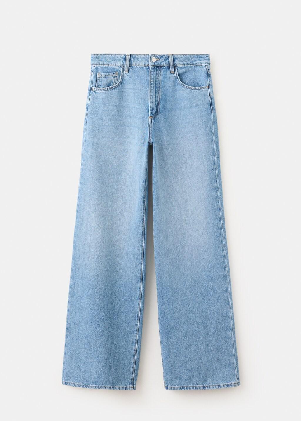 BLUE Danila high-waisted wide leg jeans, Women, Open Blue, large image number 8
