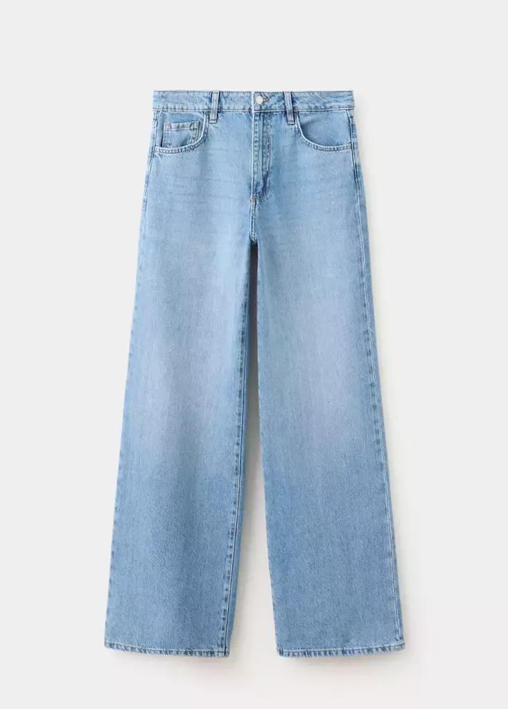 BLUE Danila high-waisted wide leg jeans, Women, Open Blue, large image number 9