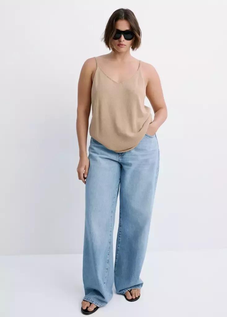 BLUE Danila high-waisted wide leg jeans, Women, Open Blue, large image number 12