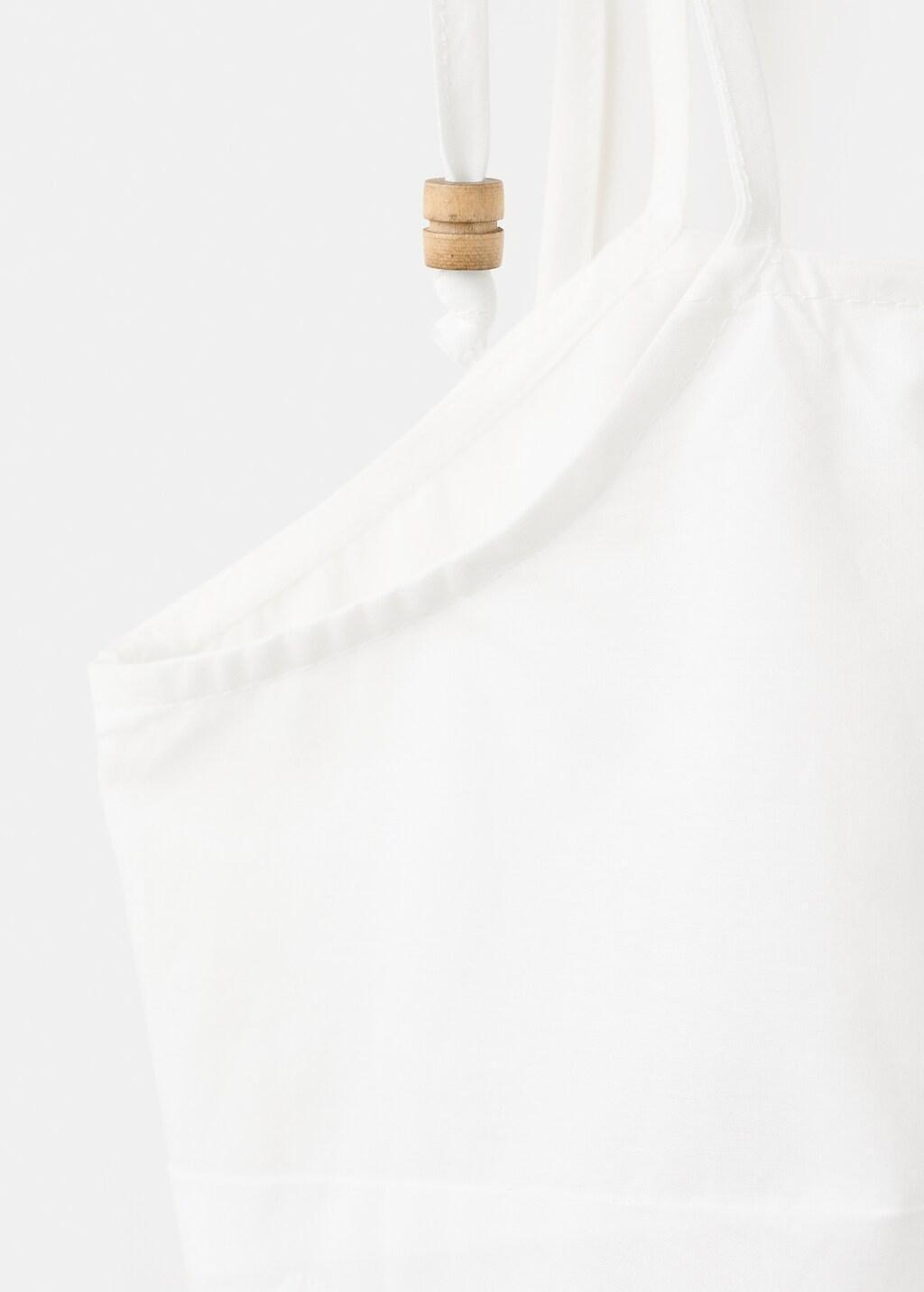 White Embroidered Open-Work Top, Natural White, large image number 5