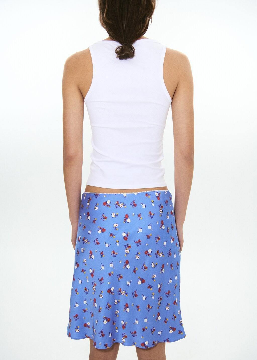 White Fitted Tank Top, White, large image number 2