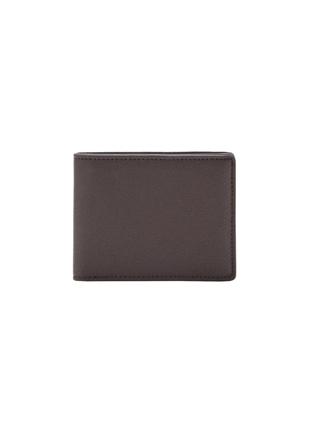 Brown Wallet With Embossed Effect, Brown, large image number 2