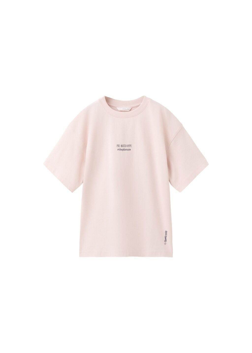Pink Oversized Printed Cotton T-Shirt, Kids Boys, Pink, large image number 4