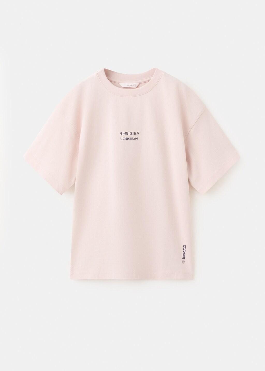 Pink Oversized Printed Cotton T-Shirt, Kids Boys, Pink, large image number 5