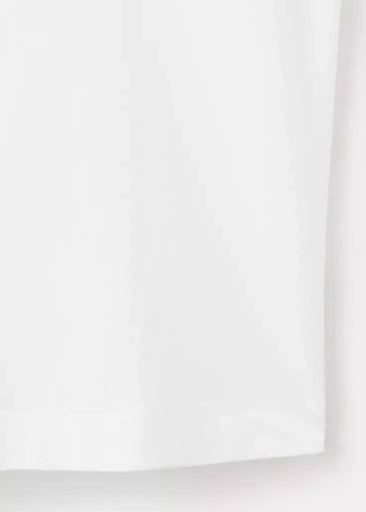 WHITE Slim fit cotton piquأ&copy; blend polo, White, large image number 10