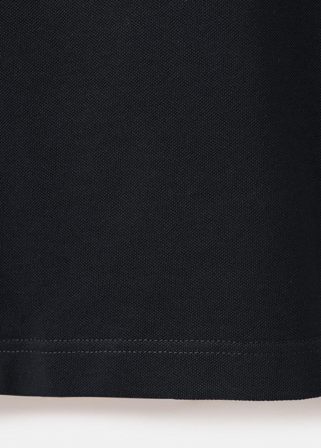 Slim-Fit Cotton-Pique Polo Shirt, Navy, large image number 5