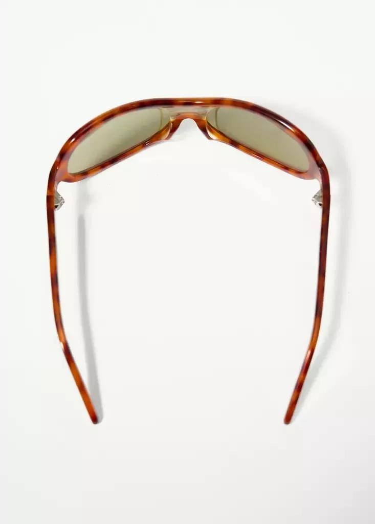Brown Tortoiseshell Effect Frame Sunglasses, Dark Brown, large image number 9