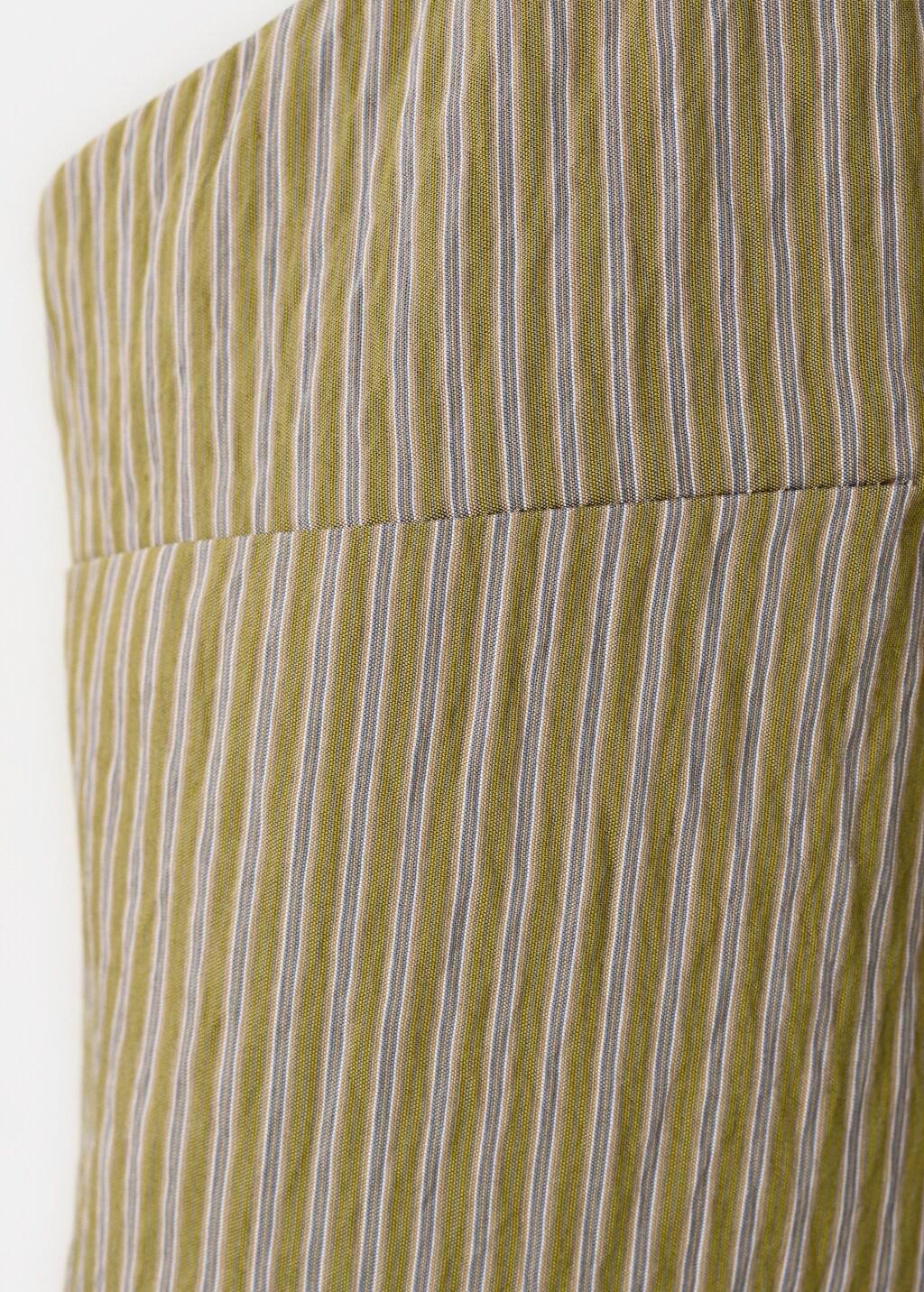 Green Alamar Striped Gilet, Green, large image number 5