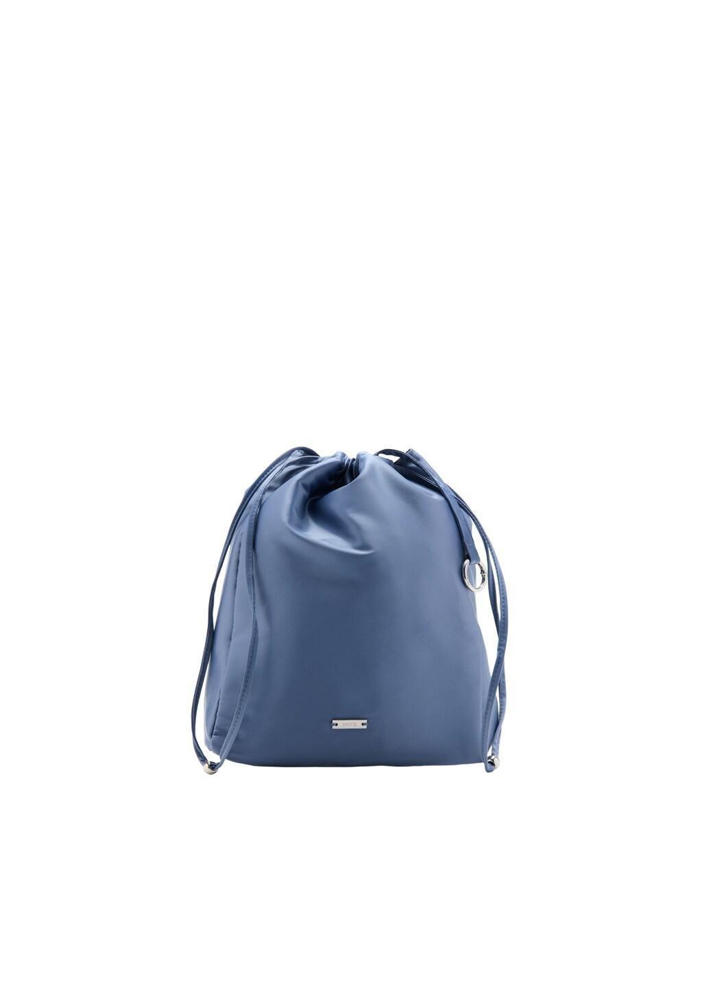 Blue Satin Cord Pouch, Medium Blue, large image number 2