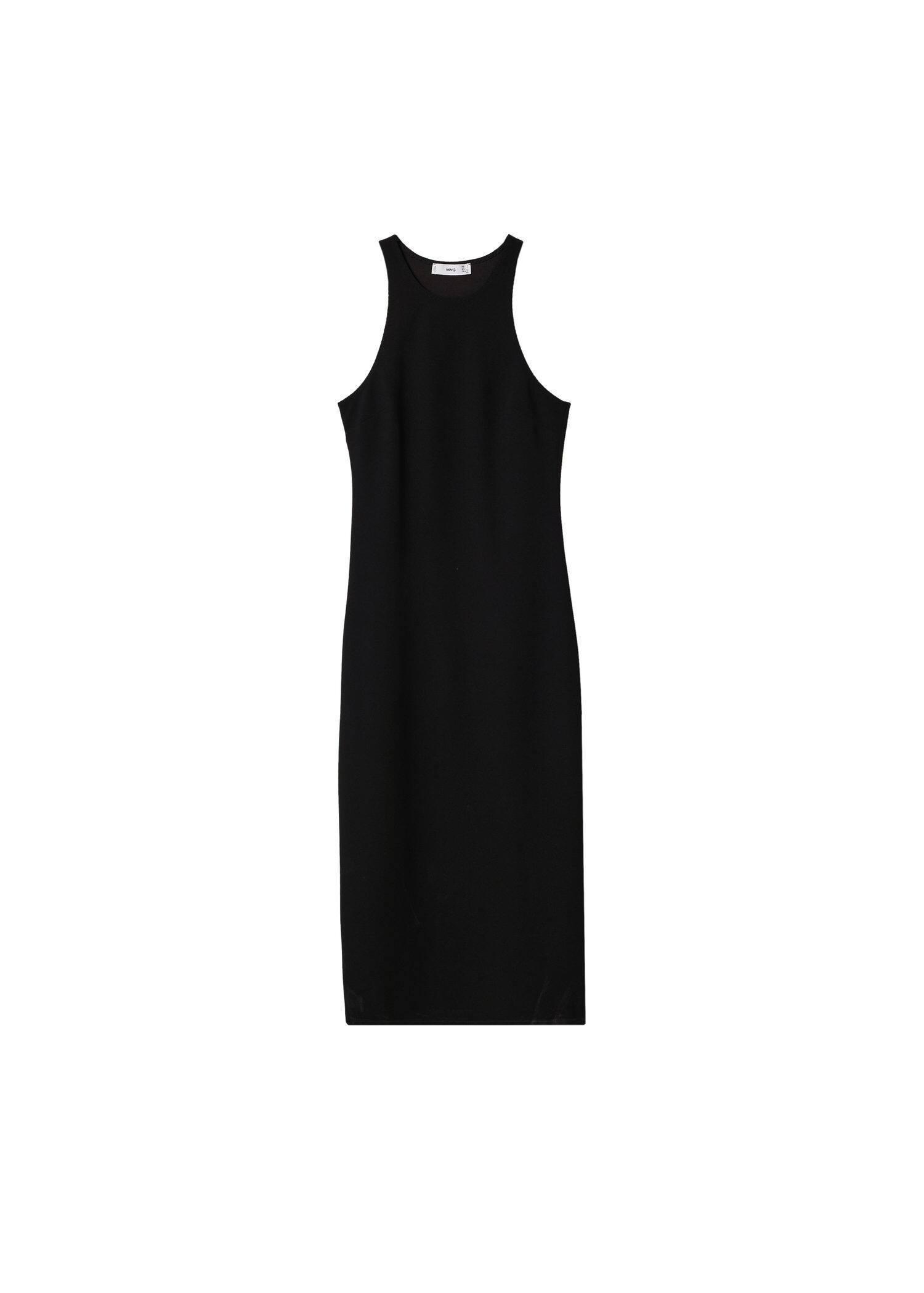 black Cut-out bodycon dress, , large image number 8